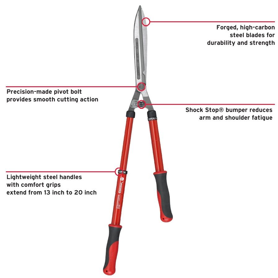 Corona Extendible Handle Hedge Trimmer 19463