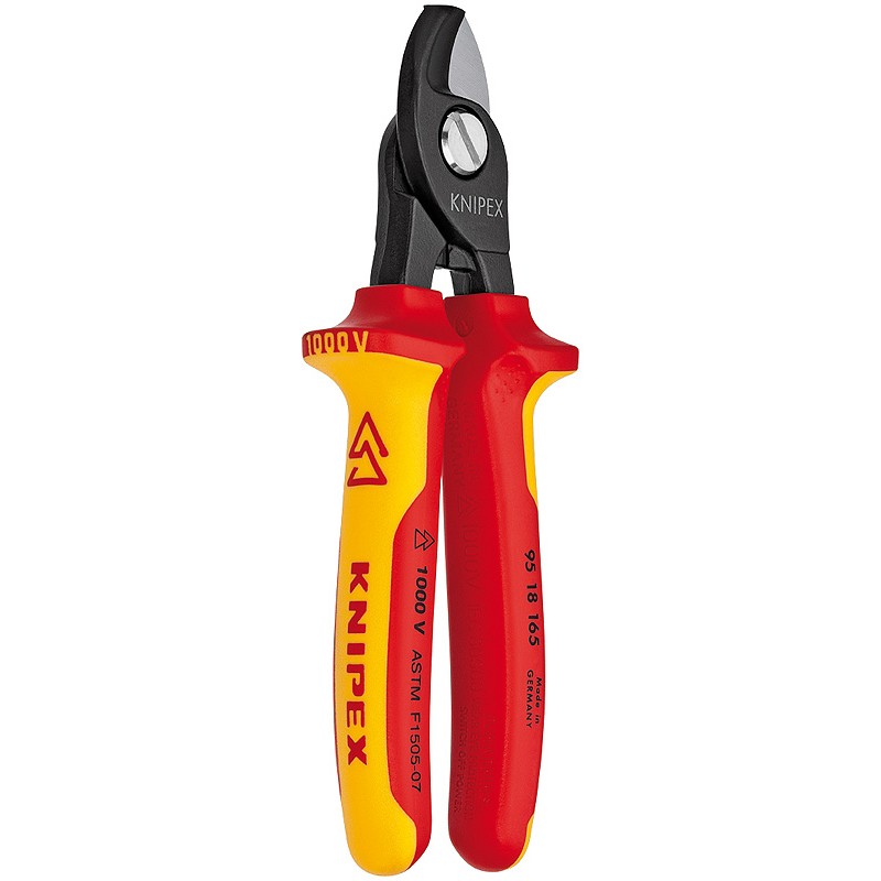 8 in. Battery Cable Shears with Twin Cutting Edge KNIPEX 9511200 Made in  Germany