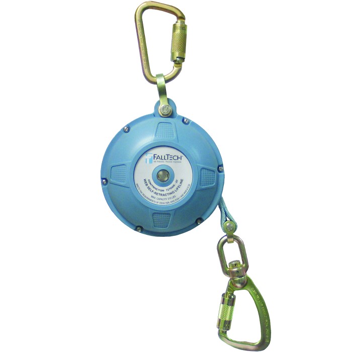 Falltech Fall Protection Self-Retracting Lifeline 20' Dyneema Webbing