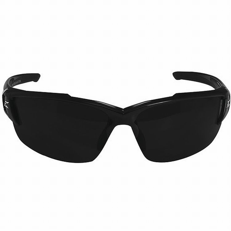 Edge Khor G2 Safety Glasses Black Frame Smoke Lens