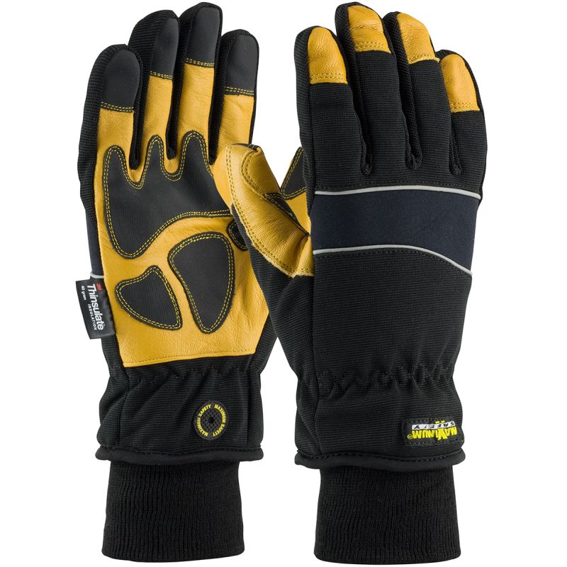Maximum Safety Thinsulate Lined Waterproof Winter Work Gloves 2X-Large