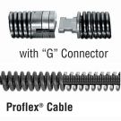 General Wire 1.25 ″ x 10′ Proflex Sectional Sewer Cleaner Cable w/ G-Connector