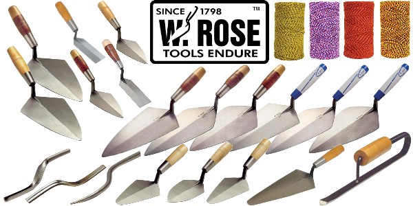 rose masonry tools
